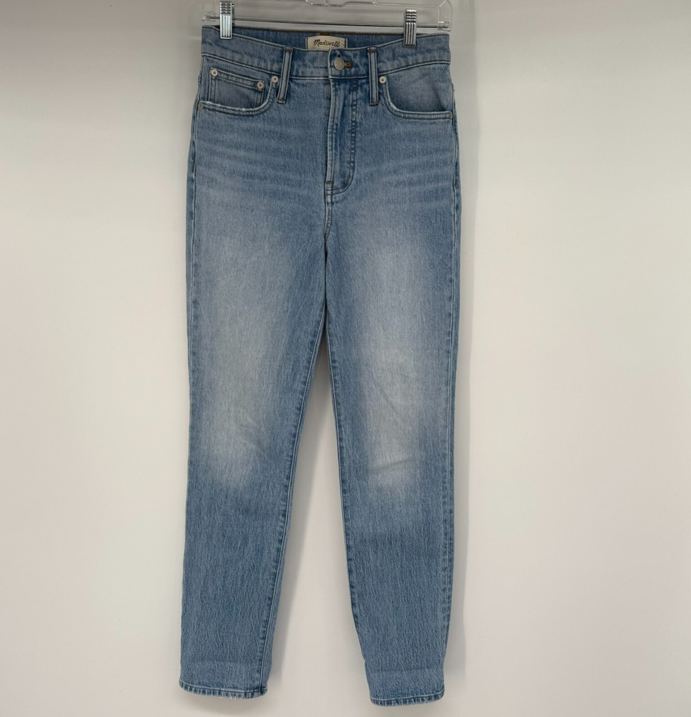 Madewell The Perfect Vintage Jeans Womens 26 Light Blue High Rise Denim MA887